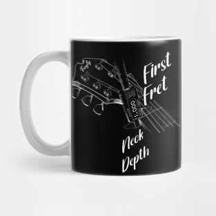 First Fret Neck Depth White Mug